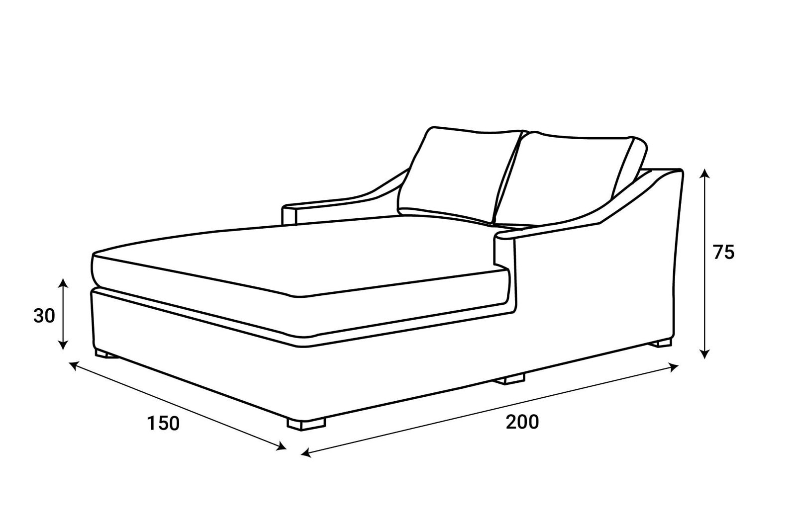 Bain de soleil double Bagatelle — vue 5