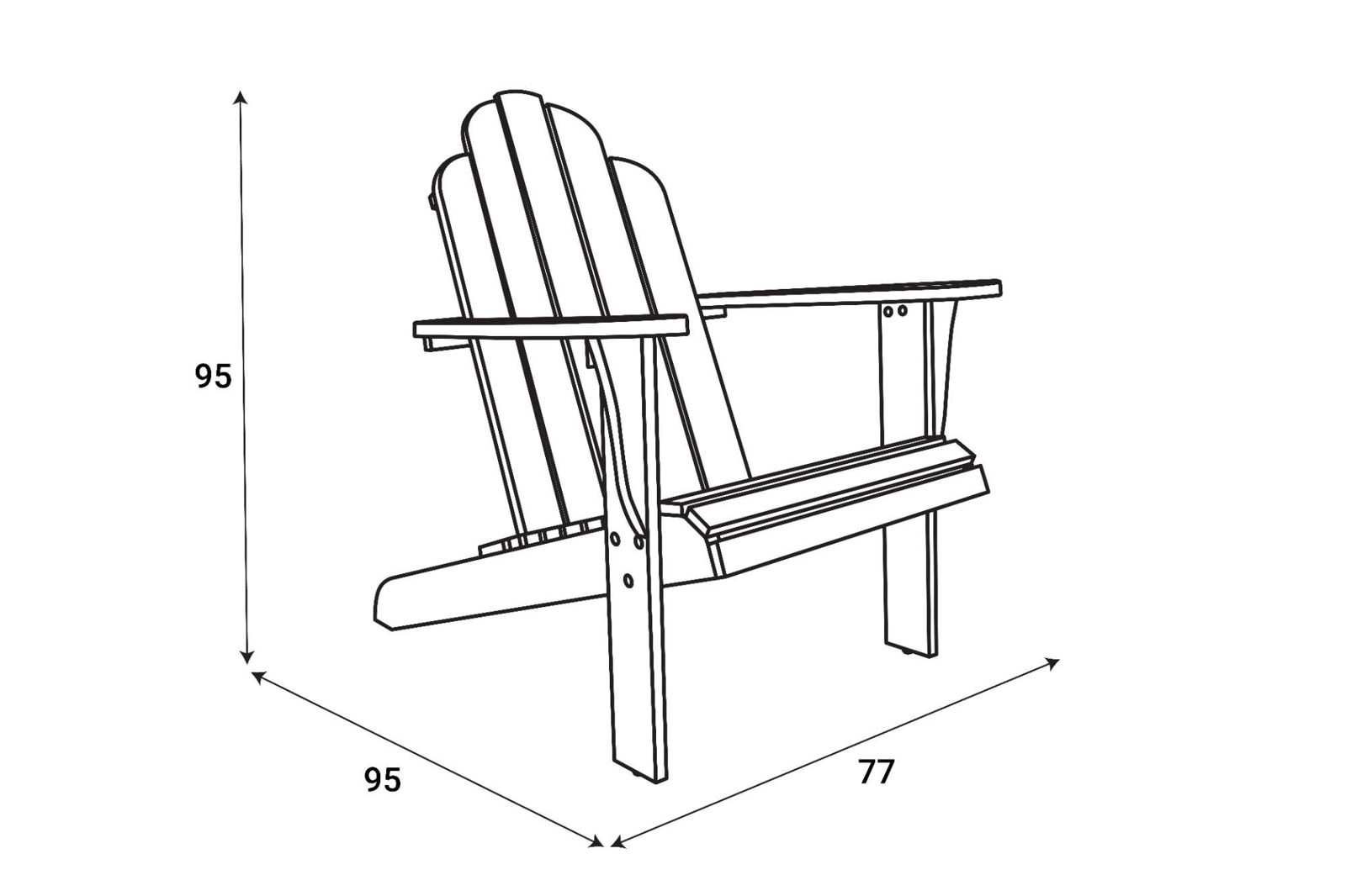 Fauteuil La Croisée — vue 7