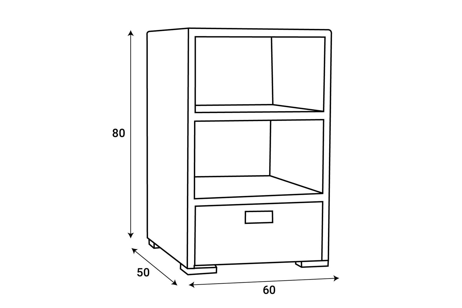 Meuble de rangement Palmiste Rouge — vue 4