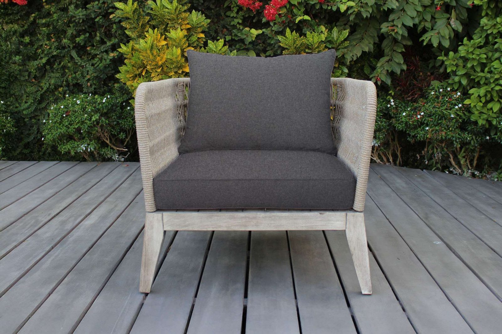Salon de jardin Bassin Pirogue — vue 2