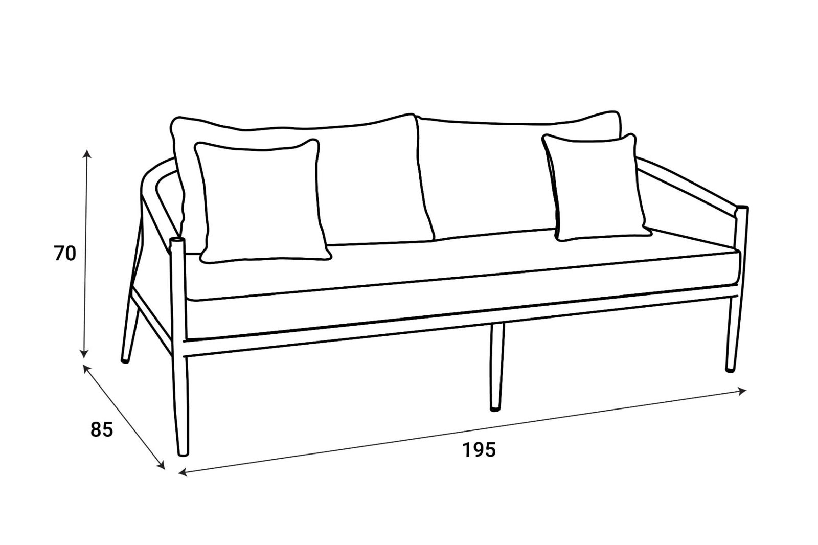 Salon de jardin Bois-Blanc — vue 4