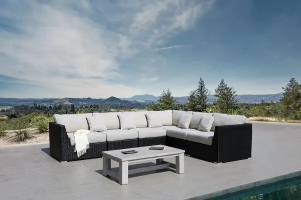 Salon de jardin d'angle Domenjod